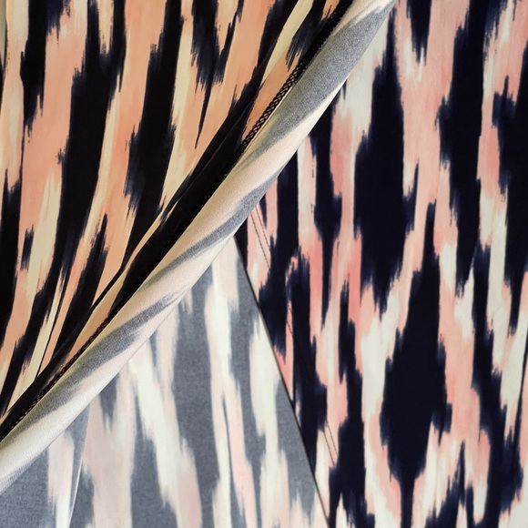 MICHAEL Michael Kors navy, pink & white tulip split maxi skirt - Picture 5 of 10